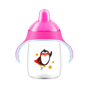 AVENT TASSE PINGOUIN ROSE 340ML