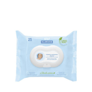 KLORANE BEBE LINGETTES VISAGE & MAIN 25 UNITES