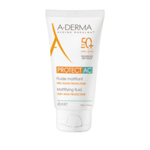 ADERMA PROTECT AC FLUIDE MATIFIANT TRÈS HAUTE PROTECTION SPF 50+ 40 ML