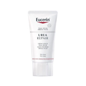 EUCERIN UREA REPAIR CRÈME VISAGE 5 % URÉE PEAU SÈCHE TUBE 50 ML