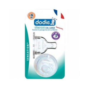 DODIE TETIN PLAT/SENS+/3GT/6M