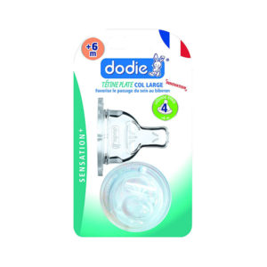 DODIE TETIN PLAT/SENS+/4GT/6M